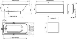 Ванна акриловая RAVAK Chrome 160 