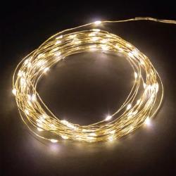 Гирлянда Нить TDM 1 режим белый теплый 10 м