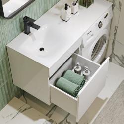 Тумба с раковиной AQWELLA Duet подвесная 115 L