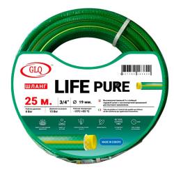 Шланг поливочный GLQ Life Зеленый 3/4" 25 м
