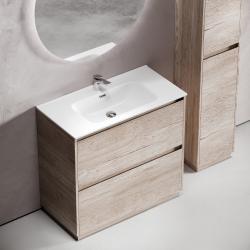 Тумба с раковиной SANCOS Libra Floor 90 дуб галифакс 