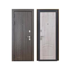 Дверь метал. "Кова Флоренция" 2050*860 левая (МДФ 10мм Лайн-5 дуб грей/МДФ 10мм скол дуба белый) 