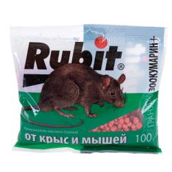 Средство от грызунов РОСТИ Rubit зоокумарин 100 г