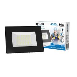 Прожектор LED GAUSS 50W черный 613100350