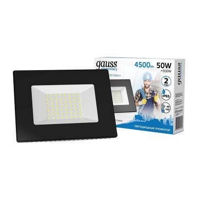 Прожектор LED GAUSS 50W черный 613100350