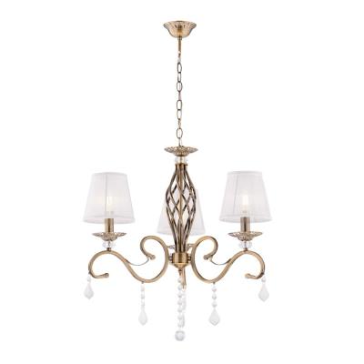 Люстра ЛАЙТ СФЕРА 1208/3B AB Античная бронза