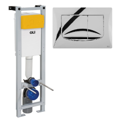 Инсталляция для унитаза OLI Quadra River Dual с клавишей 280490mRI00