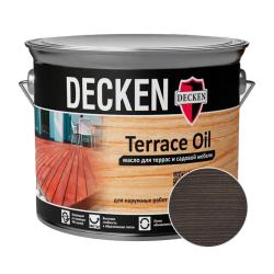 Масло DECKEN Terrase Oil Wood для террас Эбен 2,5 л