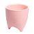 Горшок пластиковый ЛИВИНГРИН Де коста Розовая пудра 2,25 л