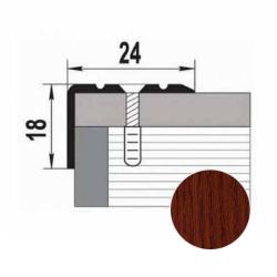 Профиль угловой ЛУКА ПУ 03 Вишня 092 1,8 м