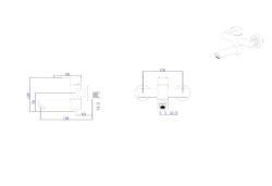 Смеситель для ванны RUSH Santiago SUS1116-44