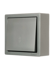 Переключатель LEZARD Leto 1 клавиша платина 752-3500-105