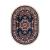 Ковер SHAHREZA	d728	овал	DARK NAVY	1,6	х	2,2м
