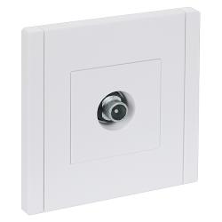 Розетка телевизионная IEK Forte&Piano белый FP-A10-P-K01