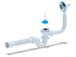 Сифон для ванны АНИ ПЛАСТ С6155