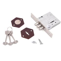 Замок врезной ПРОСАМ 8-6 Хром