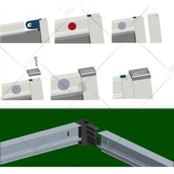 Душевое ограждение RGW CL-44 120*80 см