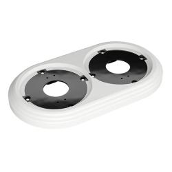 Рамка ТМ МЕЗОНИНЪ Аврора 2 поста белый GE70832-01