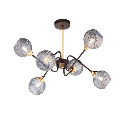 Люстра ЛАЙТ СФЕРА 4898/6 Coffee+FGD Кофе