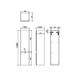 Пенал CAPRIGO Форте L SF-025 35*140 см  