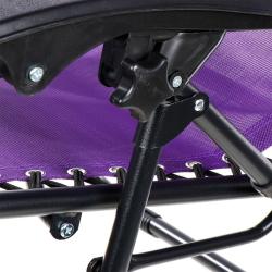 Шезлонг GREEN DAYS Фиолетовый 165*65*110 см