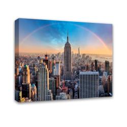 Картина печат. на дер.подрамнике 40*50 Вечерний город /1-062/Симфония/