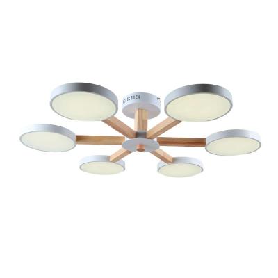 Люстра ЛАЙТ СФЕРА 18026STD/6 White+wood+white Белый