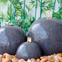 Фонтан GLQ Шары Графит 51,5*36*26,5 см