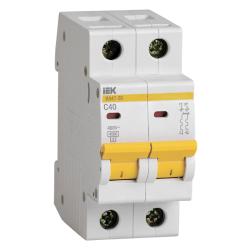 Автоматический выключатель IEK ВА47-29 2P 40 A C 4,5 кА