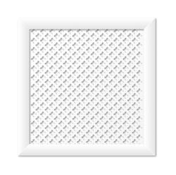 Экран для радиатора МДФ СТИЛЬНЫЙ ДОМ Готико Белый 600*600*4 мм