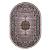Ковер TEHRAN 7592 GRAY овал размер 2*3 м