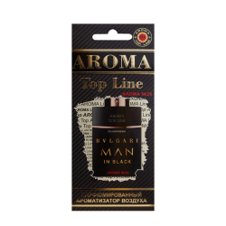 Ароматизатор автомобильный AROMA TOP LINE №29 Bvlgari man in black