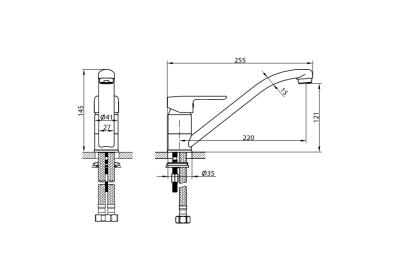 Смеситель для кухни ELGHANSA Emerald Plus 56A1510