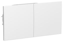 Розетка сетевая SYSTEME ELECTRIC Atlas design двойная со сдвижной крышкой белый ATN000128