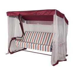 Качели садовые УДАЧНАЯ МЕБЕЛЬ Варадеро Винный 237*140*170 см