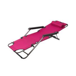 Кресло-шезлонг GREEN DAYS Розовый 153*60*80 см