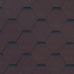 Гибкая черепица ROOFSHIELD Family light Стандарт Коричневый с оттенением