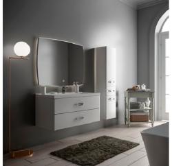 Тумба с раковиной MIRSANT Fuji 80 подвесная 