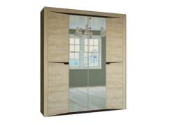 Шкаф РОСТОК Версаль-5 Дуб баррик/МДВ венге 1970*2300*520 мм