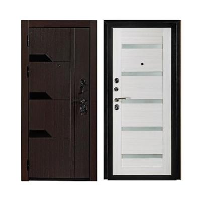 Дверь металлическая СТАЛЬНОЙ СТИЛЬ Брауни левая 2050*960 мм