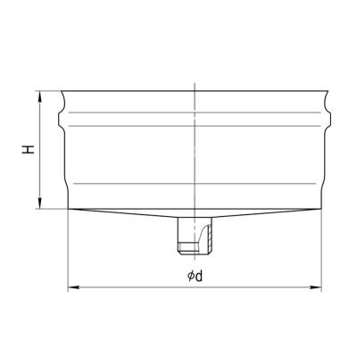 Конденсатоотвод FERRUM AISI 430 0,5 мм 160 мм