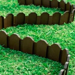 Ограждение декоративное МАСТЕР САД Дачник Коричневый 500*180 мм