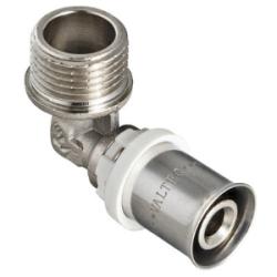 Уголок VALTEC комбинированный пресс 16 мм 1/2" НР VTm.253.N.001604