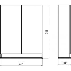 Шкаф АСБ-МЕБЕЛЬ Ариа 60*76,5 см