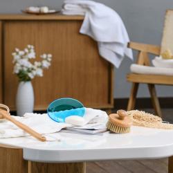 Мыльница MOROSHKA Bright Colors бирюзовый