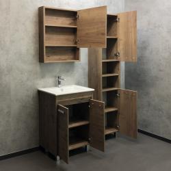 Тумба с раковиной COMFORTY Марио 60 дуб темный