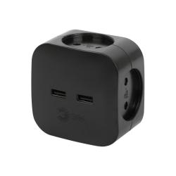 Разветвитель ЭРА 4 гнезда черный SP-4-USB-B