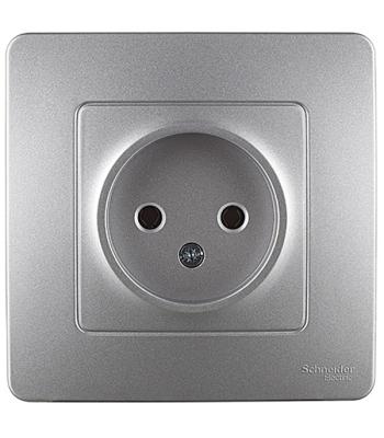 Розетка SYSTEME ELECTRIC Blanca алюминий BLNRS000013