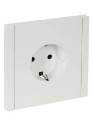 Розетка сетевая IEK Forte&Piano с заземлением белый FP-R11-16-K01