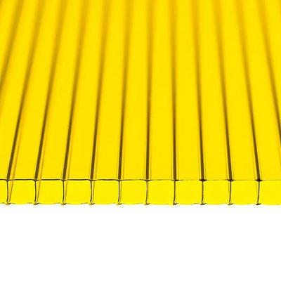 Поликарбонат сотовый Желтый 6 мм